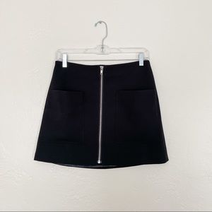 [nasty gal] zip-front mini skirt
